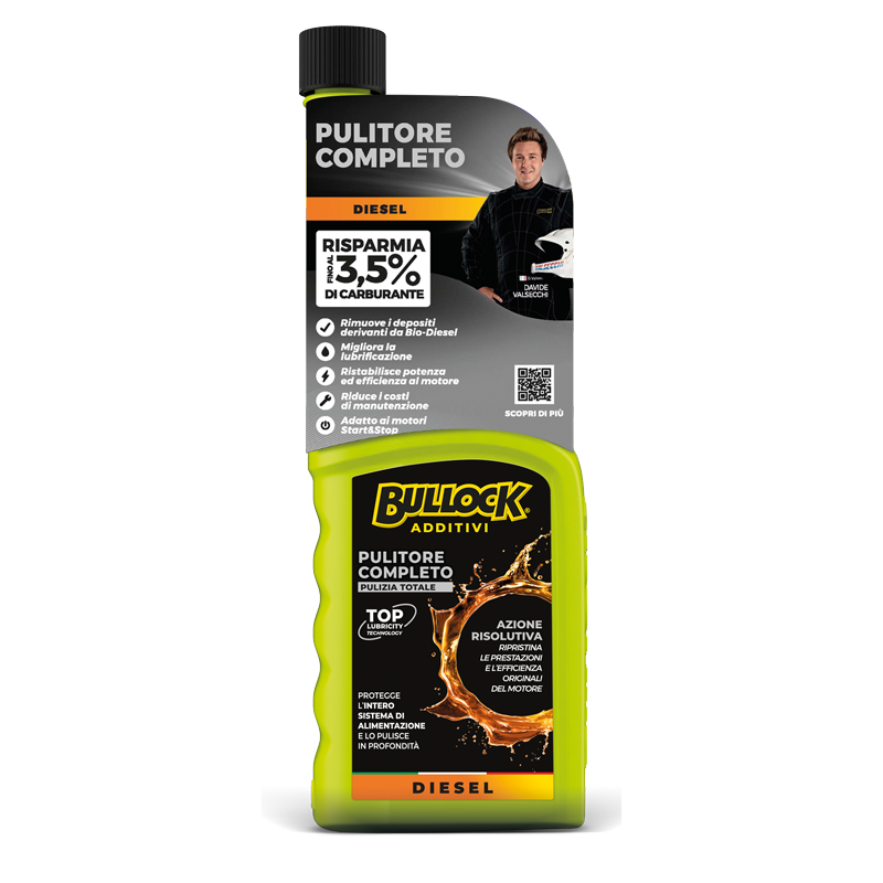 Bullock® Additivi: pulitore completo Diesel